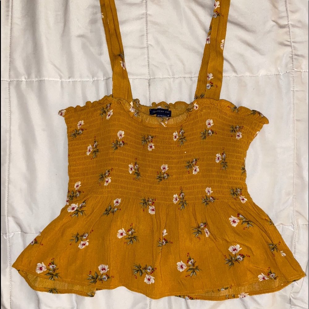 American Eagle floral tank top